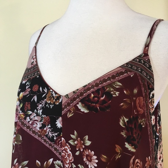 Handkerchief Hem Floral Cami Dress - Picture 5 of 5